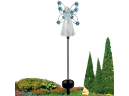 Jardim Solar Genérico Luzes de Caminho para Paisagem com Anjos e Fadas Das Flores Decoração de Túmulo para Jardim de CHABERLU
