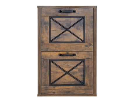 Armário De Arquivo Vertical Succebuy Com 2 Gavetas, 450 X 400 X 687 Mm, Marrom Mel