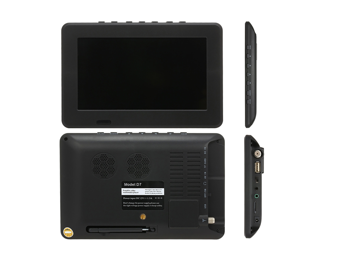 Televisão Portátil (resolução 800x600, Bateria 800mah)