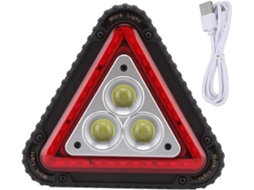 Farol De Trabalho Multifuncional Com Triângulo Advertência, Luz De Reparo Automotivo Com Carregamento Usb, Holofote Led