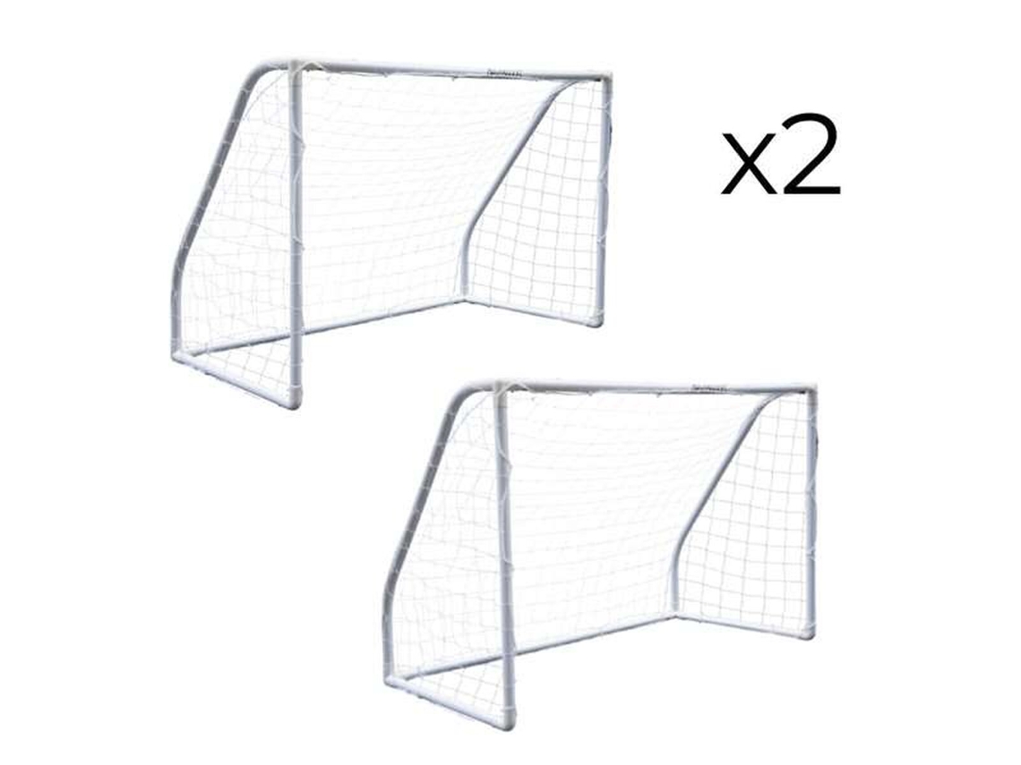Conjunto De 2 Balizas De Futebol Ociotrends 180 X 91 X 120 Cm
