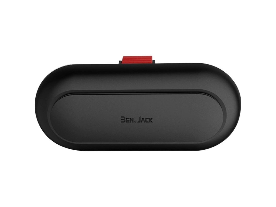 Estojo para Óculos de Carro com Suporte no Visor Solar e Slot para Cartões