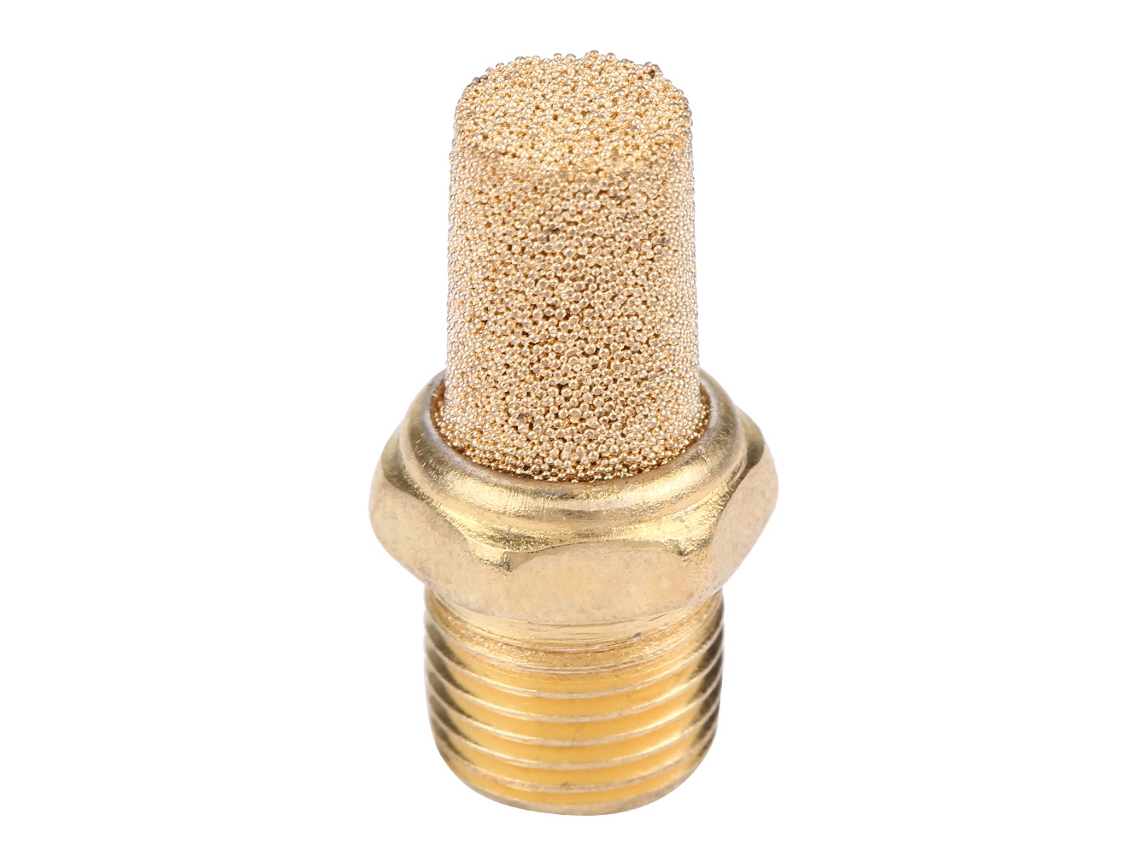 Laxiscreed Chave De Fresta Externa Pneumática Em Latão Para Redução De Ruído E Filtração