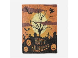 Cobertor De Halloween - Cobertor De Pelúcia De Halloween - Decoração De Halloween Em Flanela Cinza Aconchegante Para Festa, Sofá-c-aquaforge