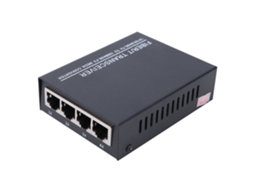 Laxiscreed Conversor De Fibra Ótica Com 1 Interface Sc E 4 Portas Rj45 Para Conexão De Rede