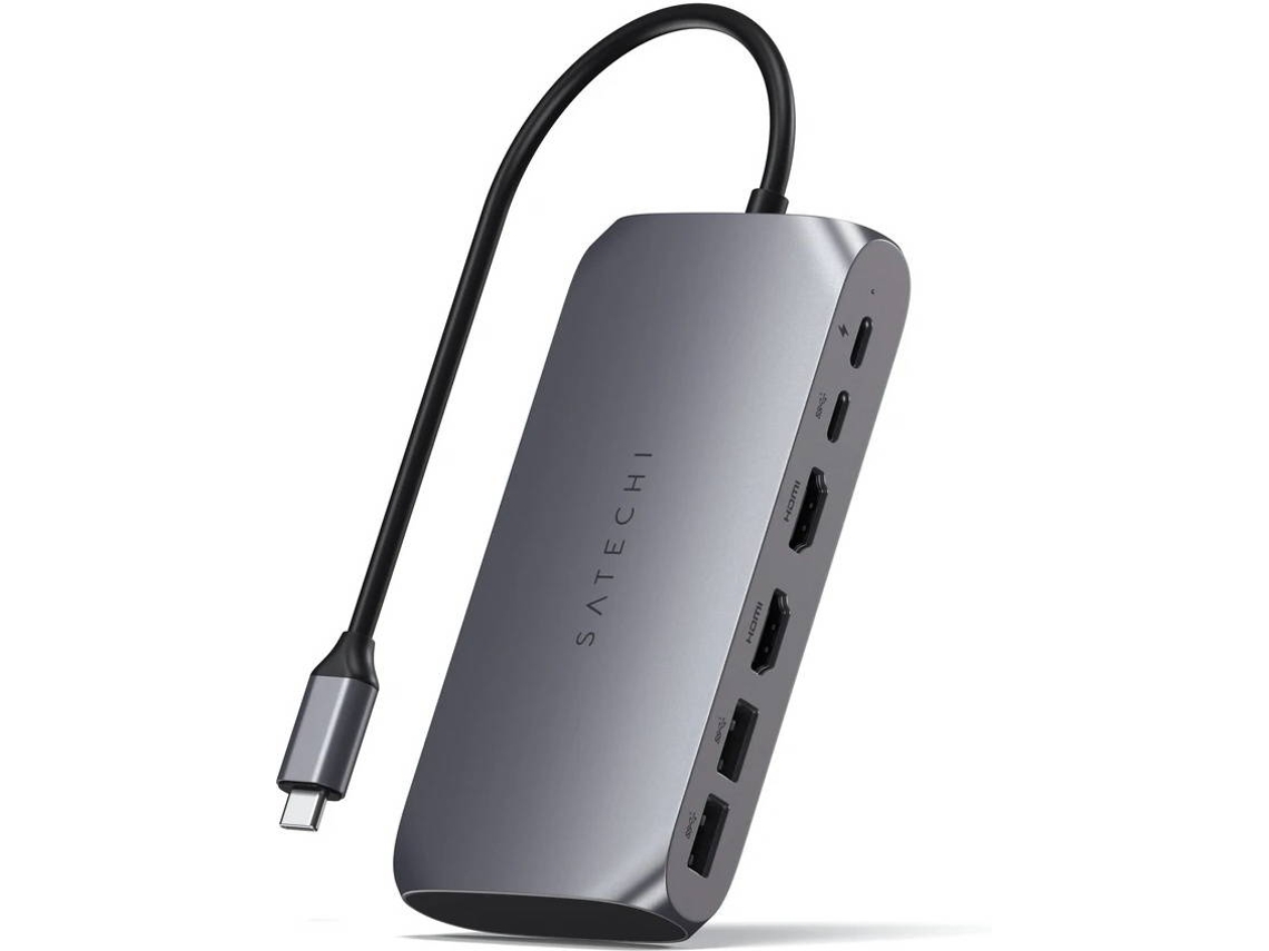 Adaptador USB-C Satechi M1 Cinzento Sideral