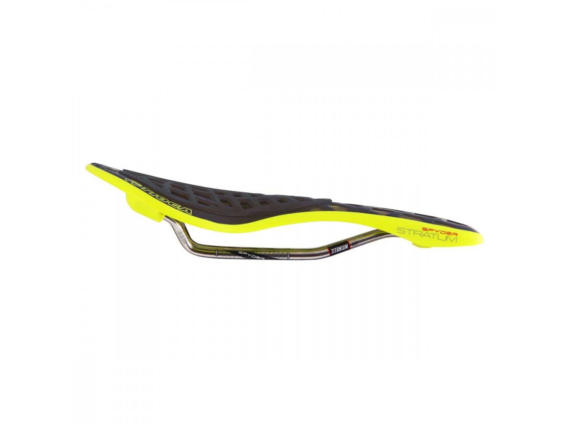 Titanium Saddle Spyder Stratum Amarelo 135 Mmtioga