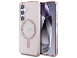 Capa Guess Circle Classic Logo Para Samsung Galaxy S25 Para Magsafe Com Logo