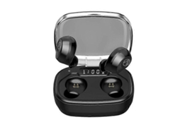 Fones De Ouvido Sem Fio Tws Compatíveis Com Bluetooth 5.0 Com Visor Digital E Estojo De Carregamento Ly Ebike