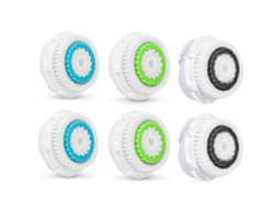 Cuidados Com A Pele Personalizáveis, 6 Escovas De Cerdas Arredondadas Patenteadas, Compatíveis Com Clarisonic, Limpeza Profunda Dos Poros, Seguras E S