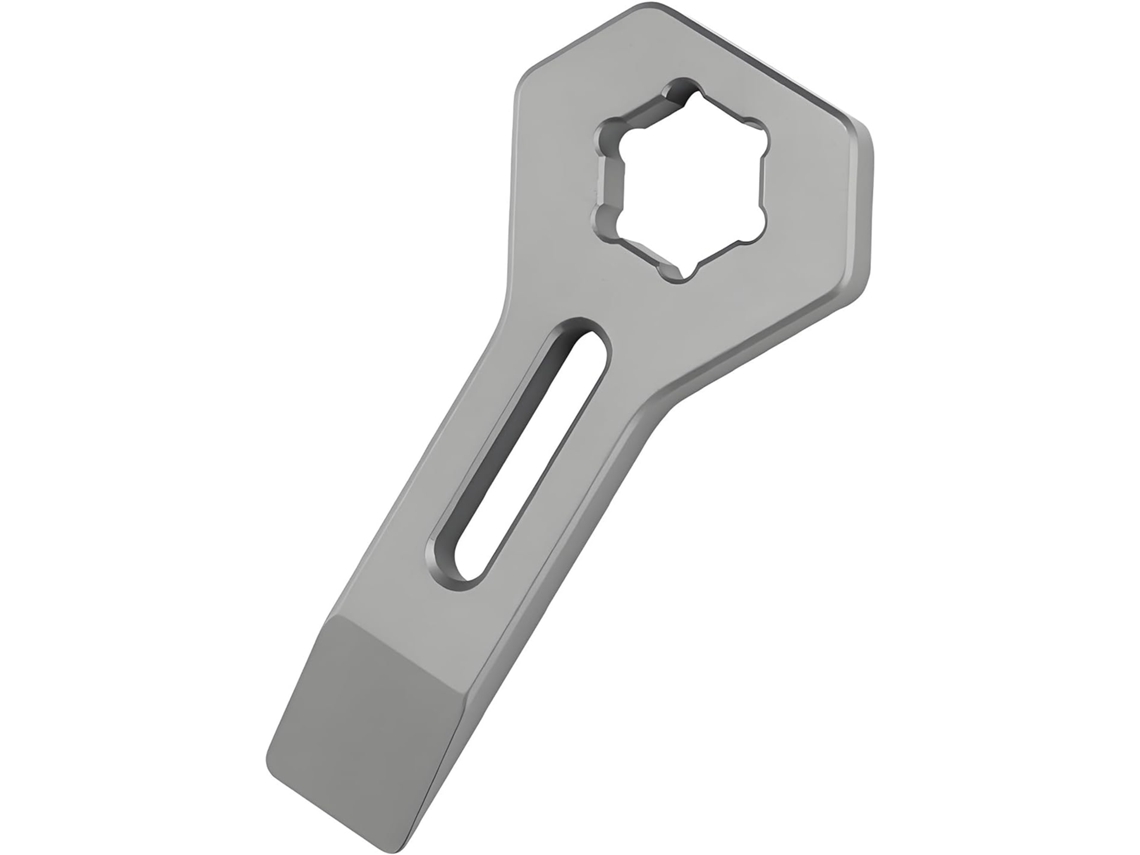 Ferramenta Multifuncional De Alavanca Em Liga Metálica, Com Funções De Chave Hexagonal Para Camping, Equipamentos De