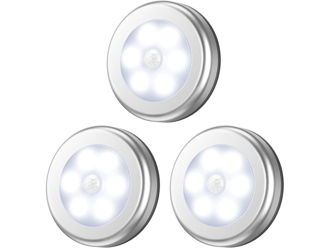 Luz de Sensor de Movimento Linjou, para Armários, 6 LEDs | S/MARCA