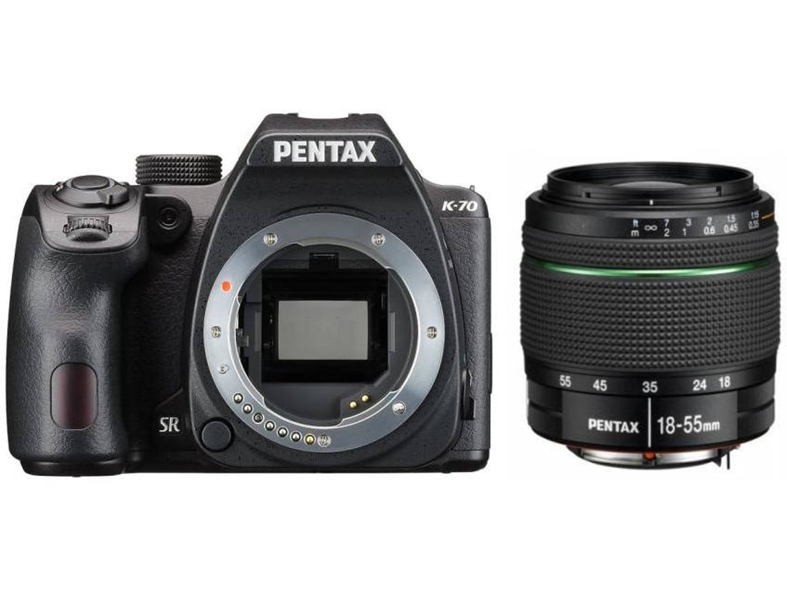 Máquina Fotográfica PENTAX K-70 + 18-55 WR (DX) | Worten.pt