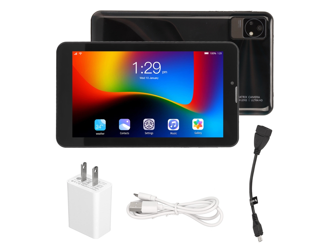 Tablet (chamada Telefônica Wifi) 7 Polegadas Memória Expansível 4gb+32gb Android 10 Octa-core Hd