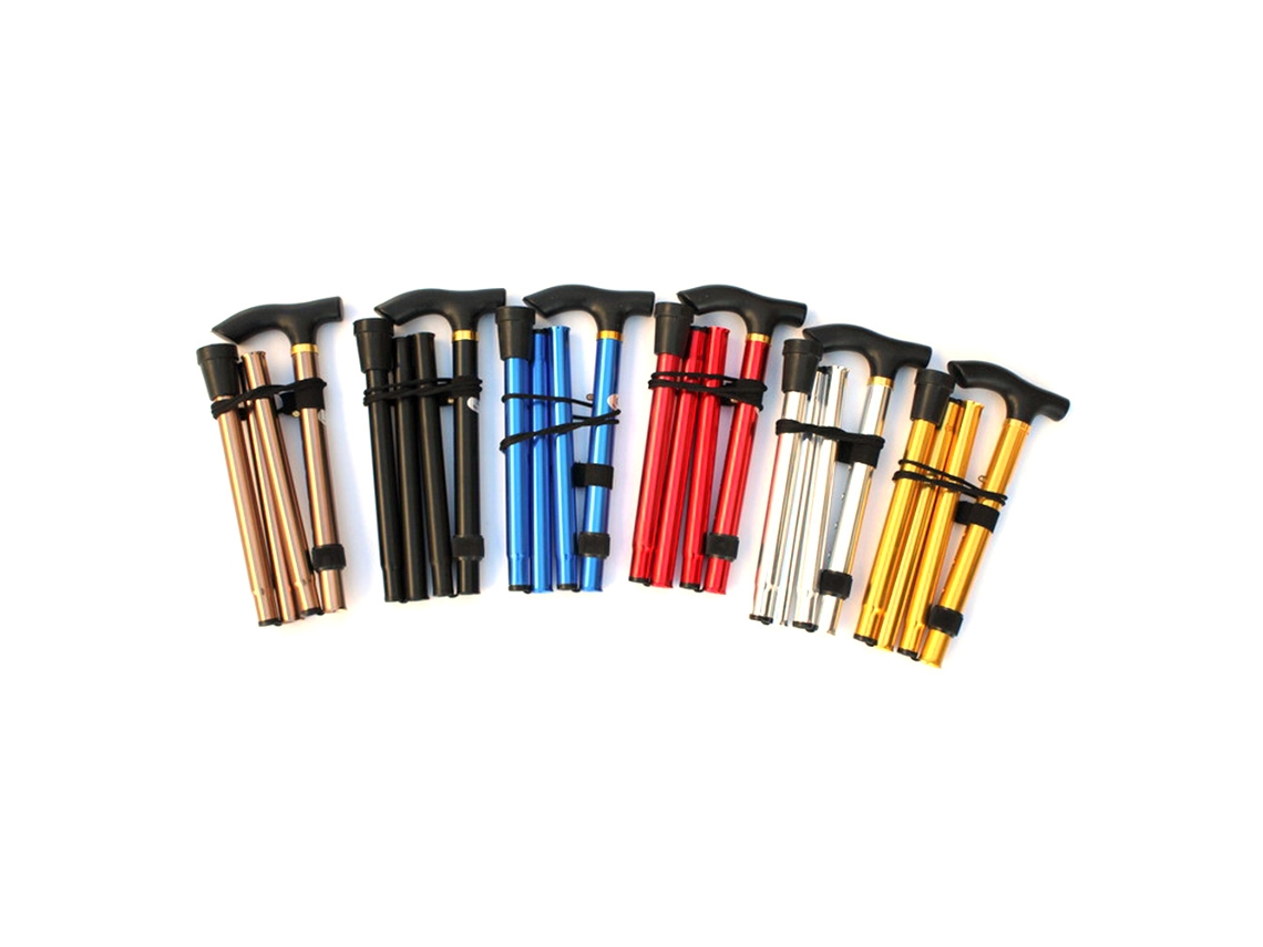 Cane de Aluminio Plegable Ajustable Antideslizante