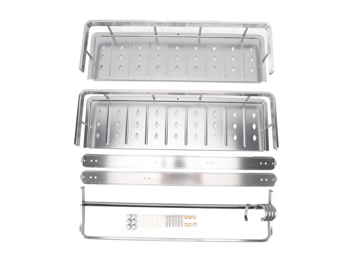Organizador de Cesta de Chuveiro Aço Inox S/MARCA