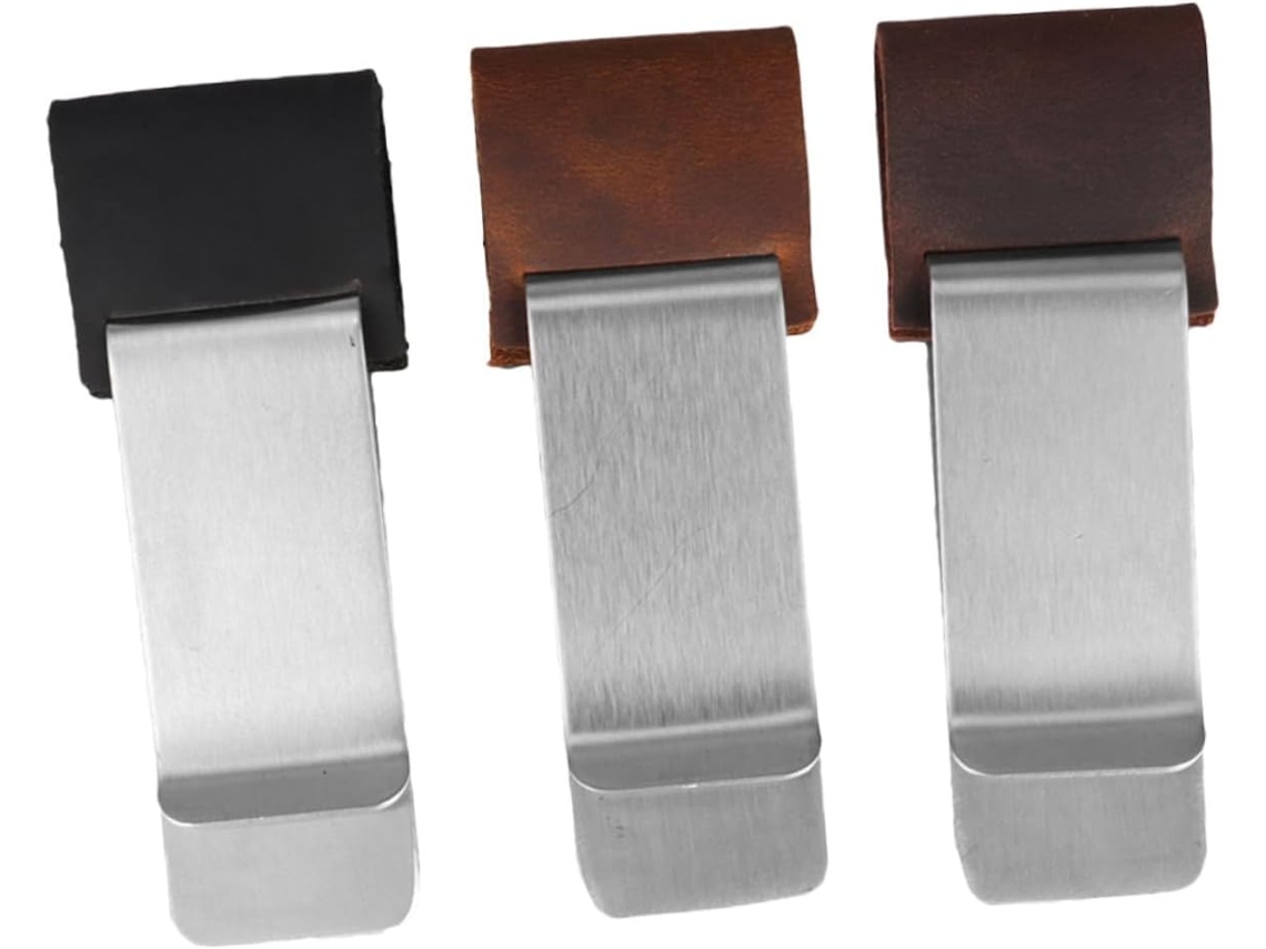 Ultechnovo Porta Canetas Em Aço Inoxidável Caderno, Clipe Preto Artigos De Papelaria, Porta Lápis Funcional E