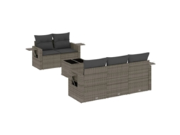 Garden Sofa Set, Garden Sofa Sets Vidaxl Cinzeto Rattan / Vime (n/a)