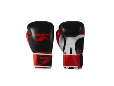 Luvas para Boxe Thaï DORAWON (Unissexo - Vermelho - 18 oz)