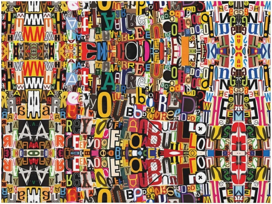 Colcha de Flanela com Estampa Letras e Números Macia Aconchegante para Sofá Quarto 152 4 X 127 Cm, Macio, Qu