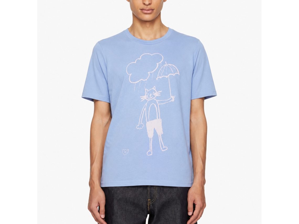 K Records Rainy Day Cat T-shirt Unisex Adults Size:xxl