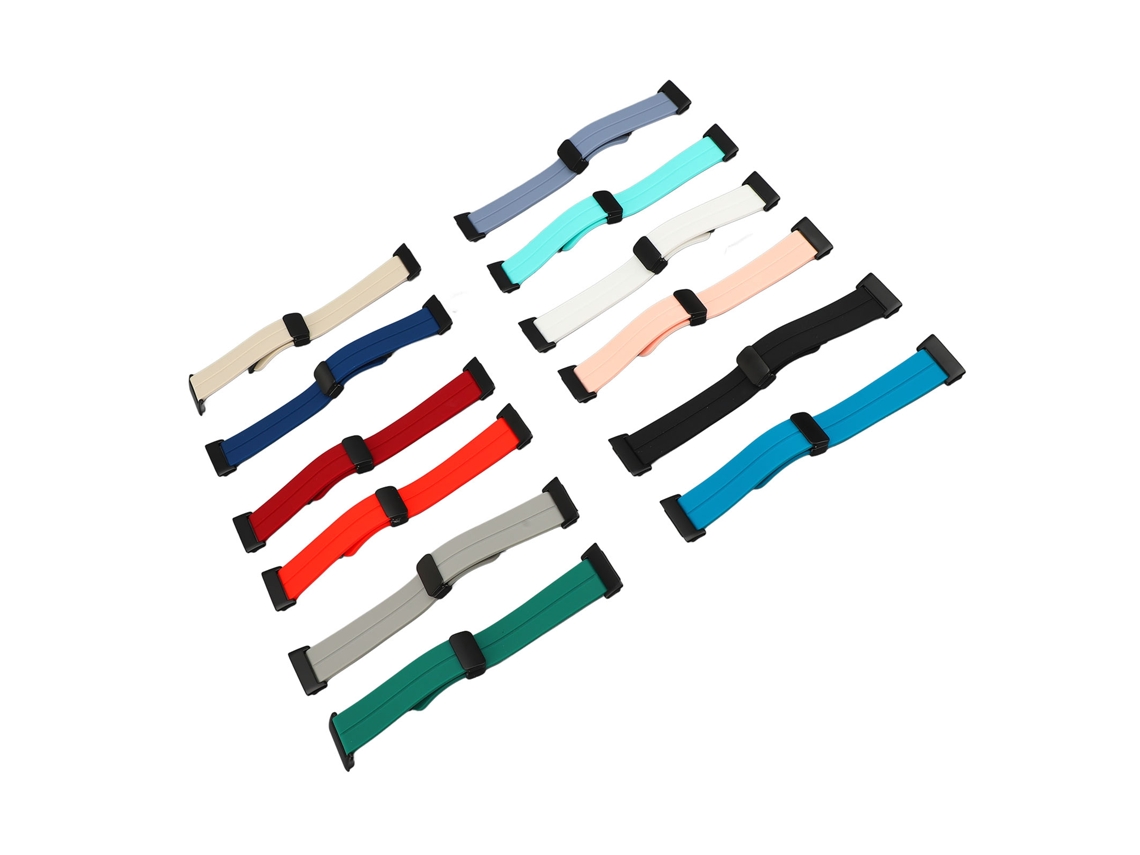 12 Pulseiras De Silicone Magnéticas Ajustáveis Para Relógio D Com Ferramentas