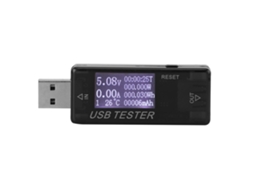Testador Digital 8 Em 1 Voltímetro 0-5a 4-30v Preto