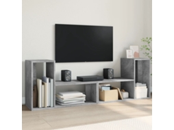 Vidaxl Móveis De Tv 2pcs 75x30x50 Cm Derivados Madeira Cinza Cimento