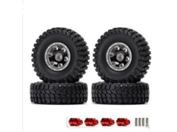 Kit Adaptador De Extensão Sextavada Para Roda, Pneu, Aro, Cubo De Roda Para Carro Rc Crawler 1/24 Scx24