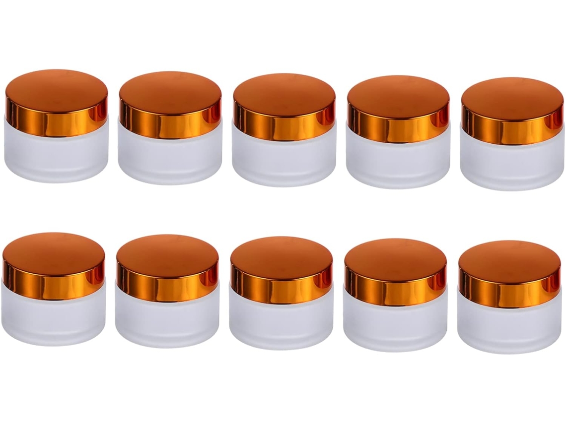 De 10 Potes De Maquiagem, Recipientes Vazios Para Armazenamento De Cosméticos, Ideais Para Viagem E