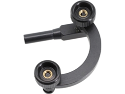 Suporte De Indicador Combinado Semicircular 8mm Para Porta Relógios, Haste De Extensão Em Aço Escurecido Para Centrar