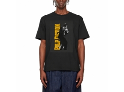 Rockinstone Pulp Fiction Men's T-shirt - Vincent Vega Dancing - Black Size:l
