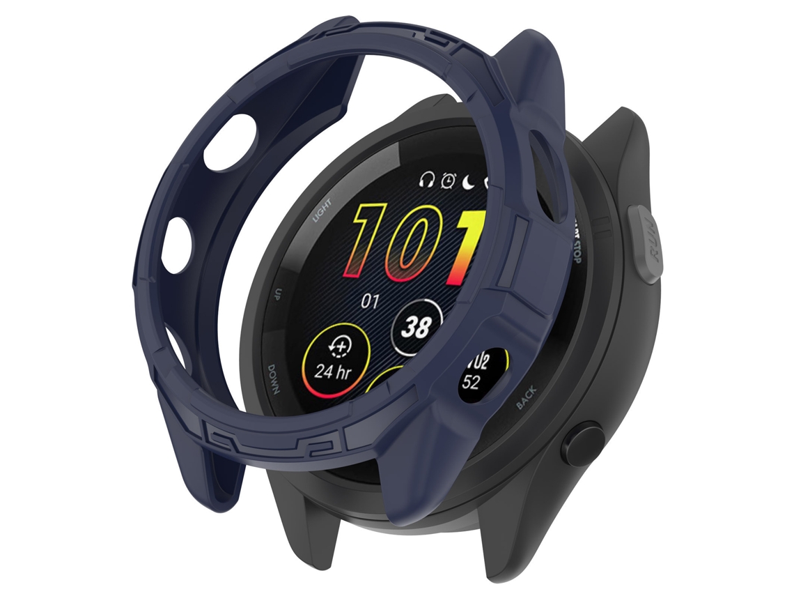 Capa De Silicone Para Garmin Forerunner 265s Azul Hexinyigjly