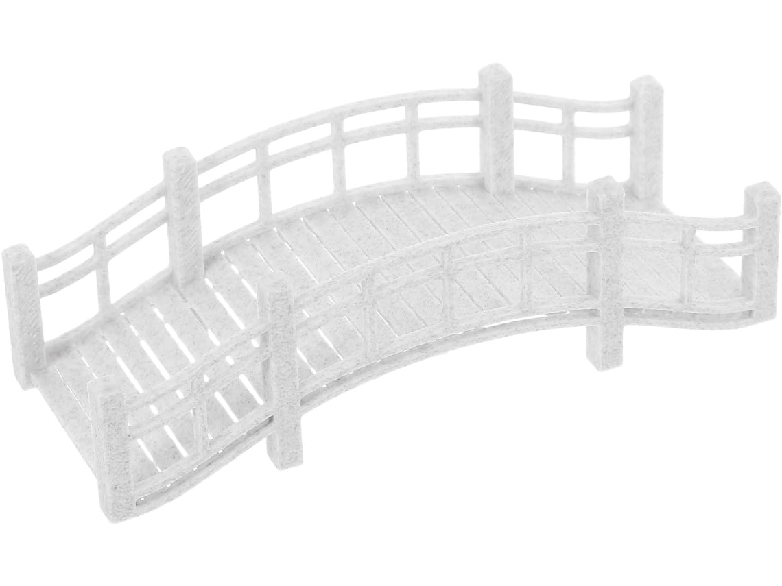 Ponte em Miniatura para Jardim, com Formato de Arco, para Casas de Bonecas e Micro Paisagens. Ponte Decorativa Externa CHABERLU