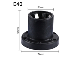 Soquete Para Lâmpada 10x E40, Soquete Termoplástico Para Lâmpada Sunny Spaces