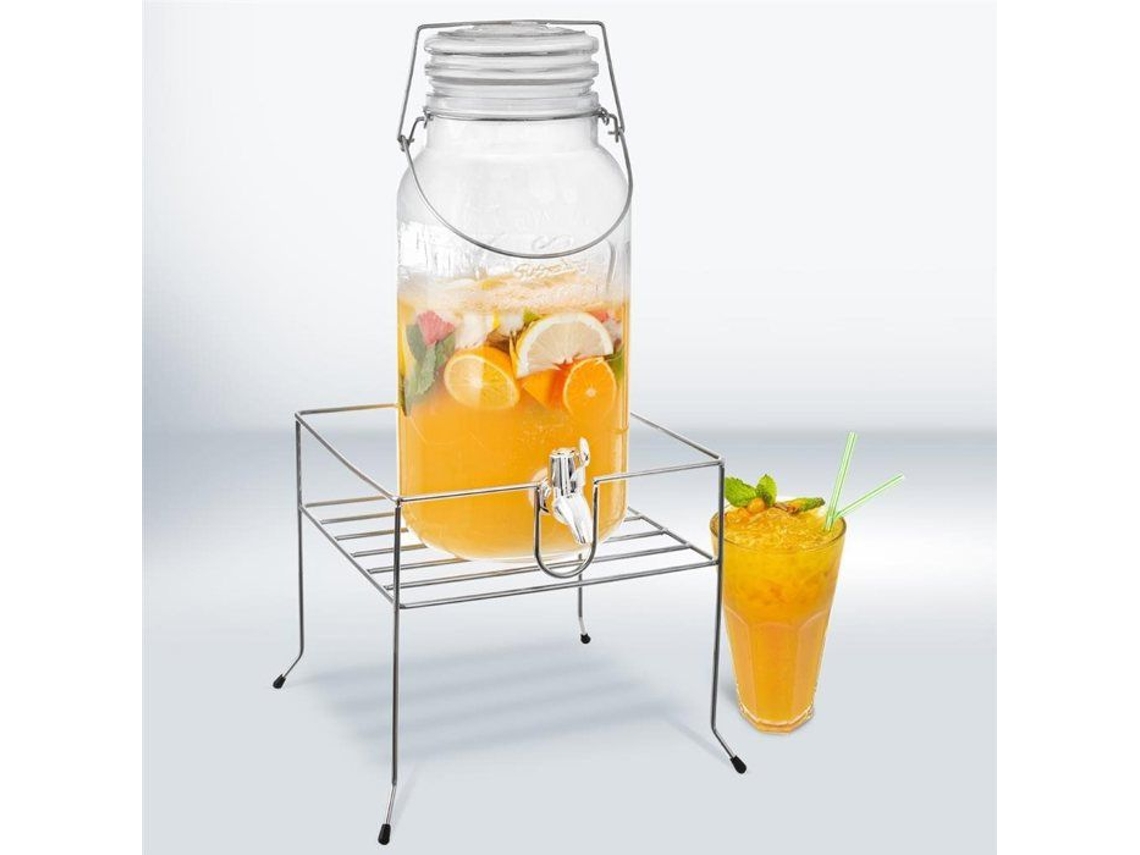 Garrafa De Vidro Com Torneira 3,5 L Orion