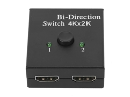 Comutador Hdmi Bidirecional Conversor Bidirecional Comutador Hdmi Distribuidor Hdmi Adaptador De Vídeo 1 Entrada 2
