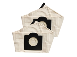 2 peças sacos de pano laváveis, saco de coleta de poeira, para aspiradores karcher a2204, a2656, wd3200, wd3300