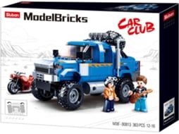 Blocos de Construção SLUBAN Model Bricks Camião F350 Off Road 363 pcs (Idade Mínima: 6 Anos - 38 x 28,5 x 6,7 cm)