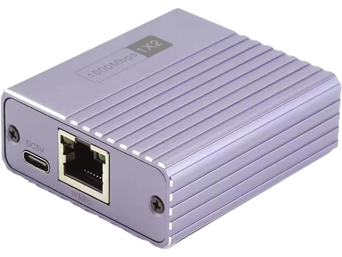 Divisor De Cabo Ethernet Lan, 1 Entrada Para 4 Saídas Adaptador Rede
