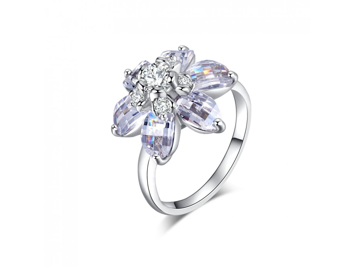 Anel De Joias Acessorios Femininos Decorados Com Zircão