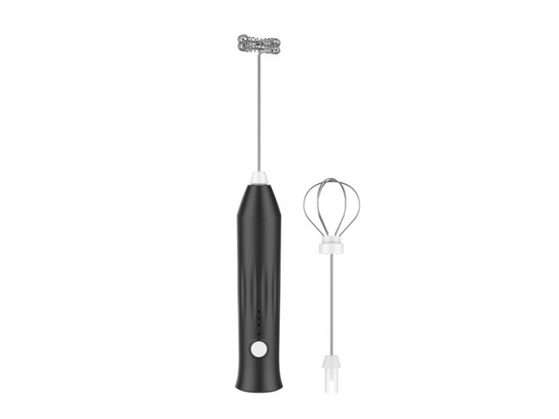 Espumador Elétrico de Leite, para Ovos, Preto AQUAFORGE
