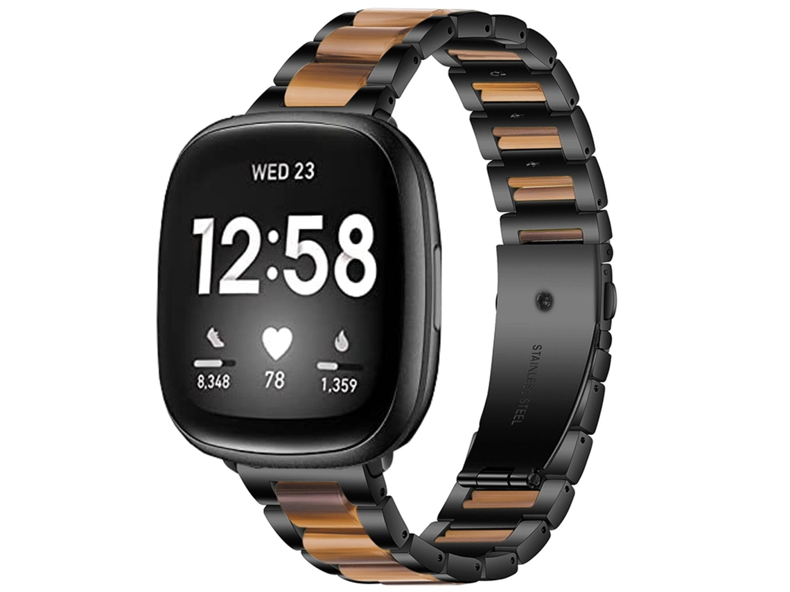 Bracelete Aço Quartzo para Fitbit by Google Versa 3 Quartzo