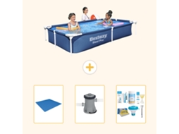 Bestway Piscina Bestway Steel Pro Retangular - 221x150x43 Cm - 4-peças S22291