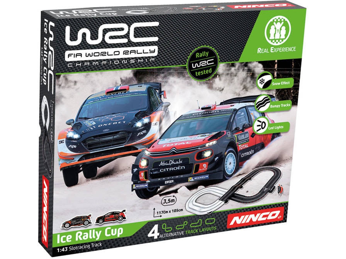 Jogo Educativo NINCO WRC Pista Ice Rally Cup (Idade Mínima: 4 Anos - 48 x 42,6 x 7 cm)