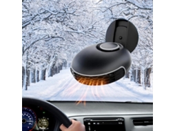 Aquecedor De Carro 12v 120w,desembaciador 2 Em 1 Com Ventilador E Base Giratória 360° Para Carro,caravana Ou Caminhão Btforus