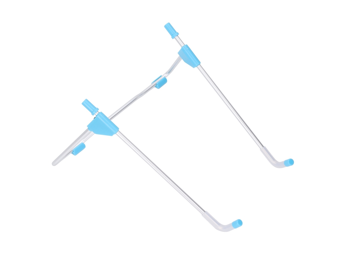 Lurelia Suporte Para Portátil Ajustável Em 30 A 80 Graus, Dobrável, Antiderrapante, Em Liga De Alumínio, Compatível Com Tablet, Em Azul
