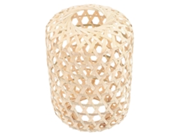 Abajur De Bambu Trançado Para Luminária Teto, Lustre, Luz Amarela-aquaforge
