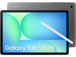 Tablet SAMSUNG Galaxy Tab S10 FE (Outlet Caixa Aberta - 10.9'' - 256 GB - 12 GB - Wi-Fi - Cinzento)