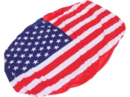 Capa para capô de carro com bandeira americana - Poliéster resistente